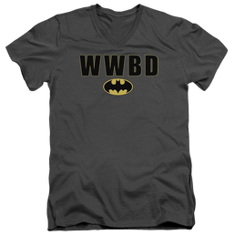Batman Wwbd Logo - Men's V-Neck T-Shirt Men's V-Neck T-Shirt Batman   