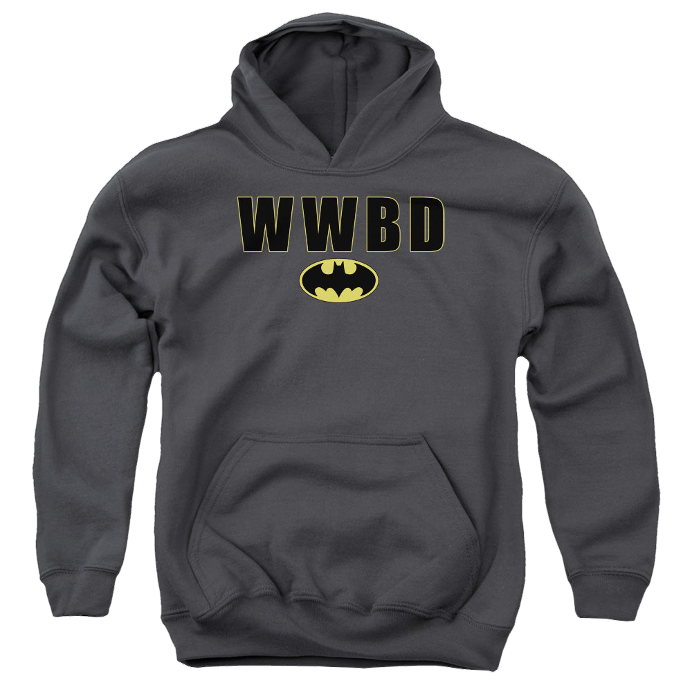 DC Batman Wwbd Logo - Youth Hoodie Youth Hoodie (Ages 8-12) Batman   