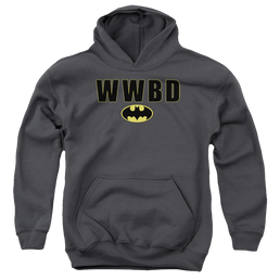 DC Batman Wwbd Logo - Youth Hoodie Youth Hoodie (Ages 8-12) Batman   