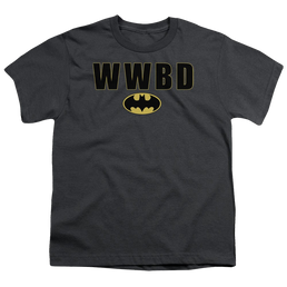 DC Batman Wwbd Logo - Youth T-Shirt Youth T-Shirt (Ages 8-12) Batman   