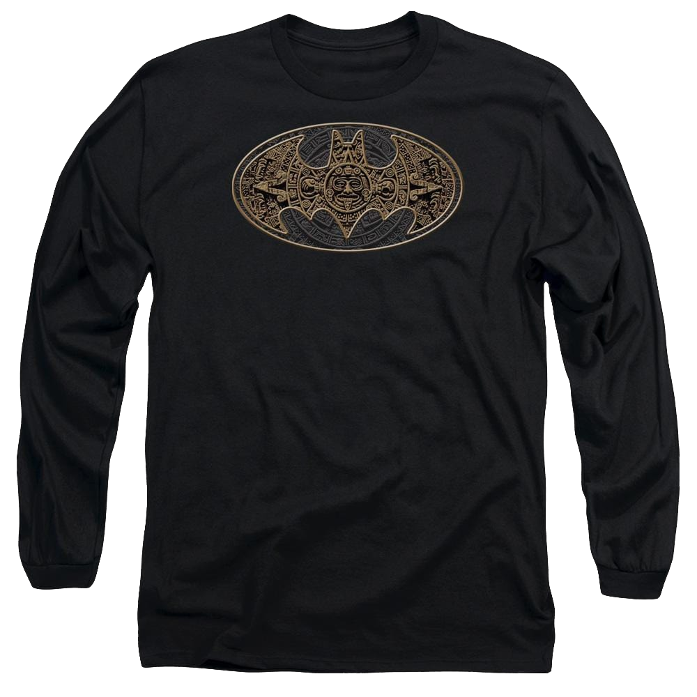 Dc Batman Aztec Bat Logo - Men's Long Sleeve T-Shirt Men's Long Sleeve T-Shirt Batman   