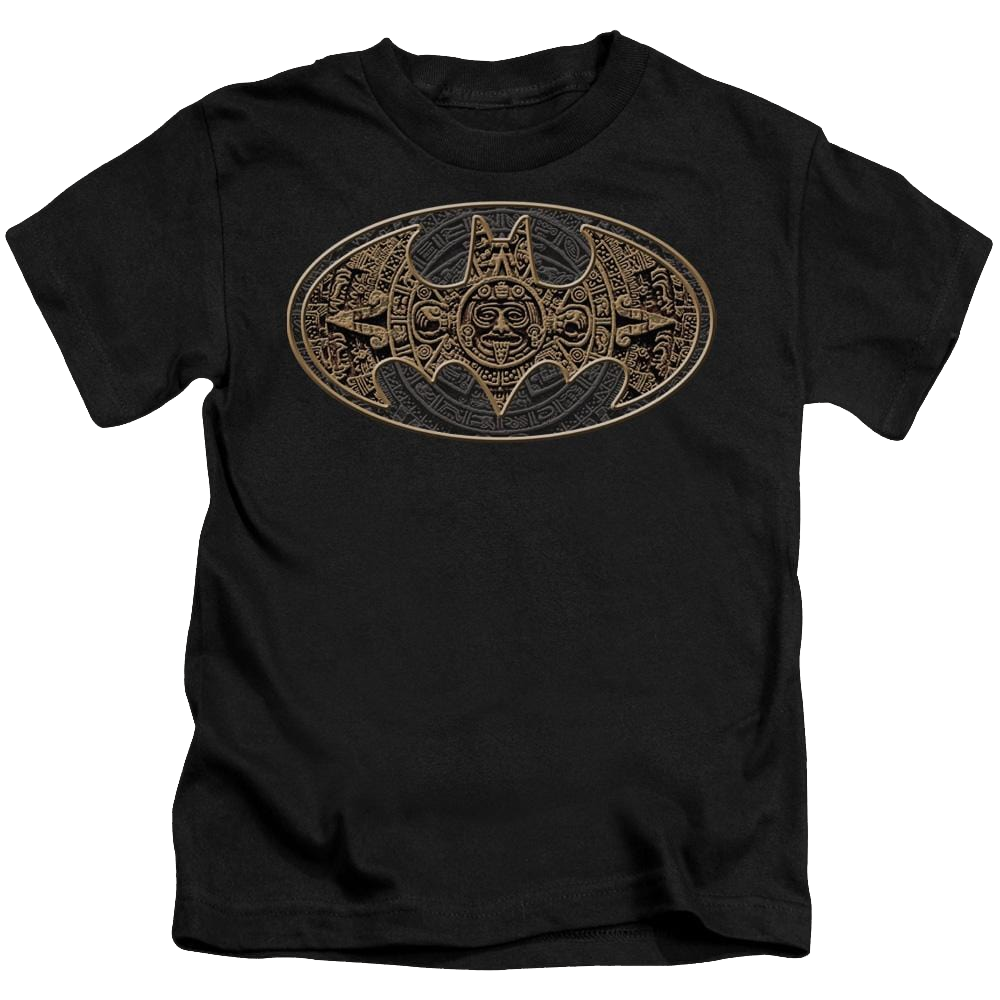 DC Batman Aztec Bat Logo - Kid's T-Shirt Kid's T-Shirt (Ages 4-7) Batman   