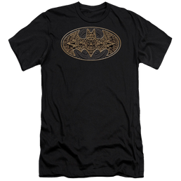 Batman Aztec Bat Logo - Men's Premium Slim Fit T-Shirt Men's Premium Slim Fit T-Shirt Batman   