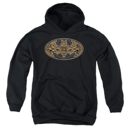 DC Batman Aztec Bat Logo - Youth Hoodie Youth Hoodie (Ages 8-12) Batman   