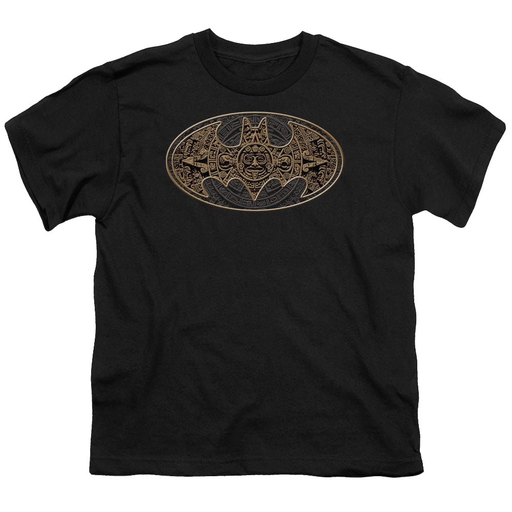 DC Batman Aztec Bat Logo - Youth T-Shirt Youth T-Shirt (Ages 8-12) Batman   