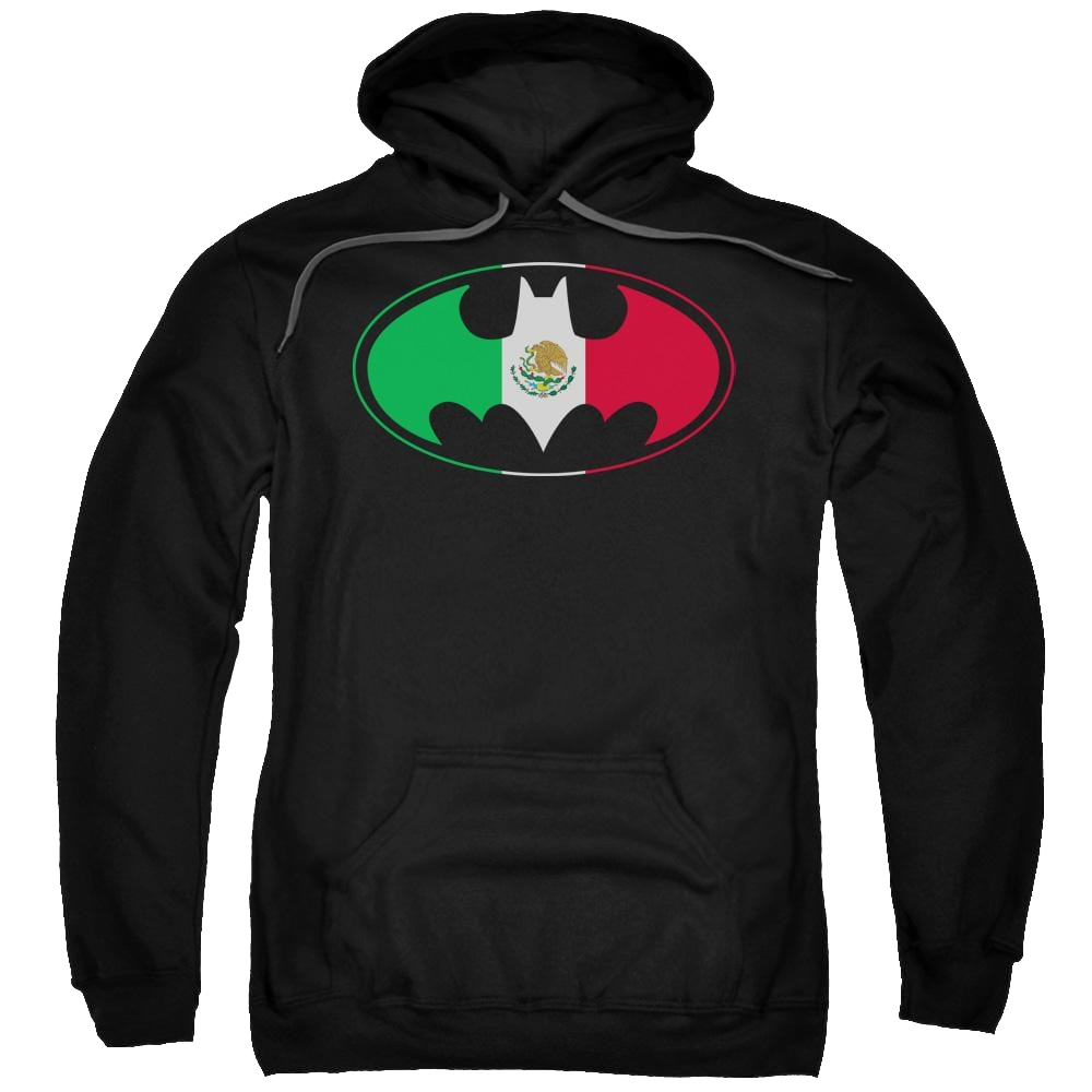 Batman Mexican Flag Shield - Pullover Hoodie Pullover Hoodie Batman   