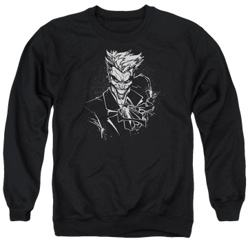 Batman Joker's Splatter Smile - Men's Crewneck Sweatshirt Men's Crewneck Sweatshirt Joker   