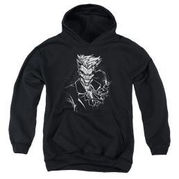 Joker, The Jokers Splatter Smile - Youth Hoodie Youth Hoodie (Ages 8-12) Joker   
