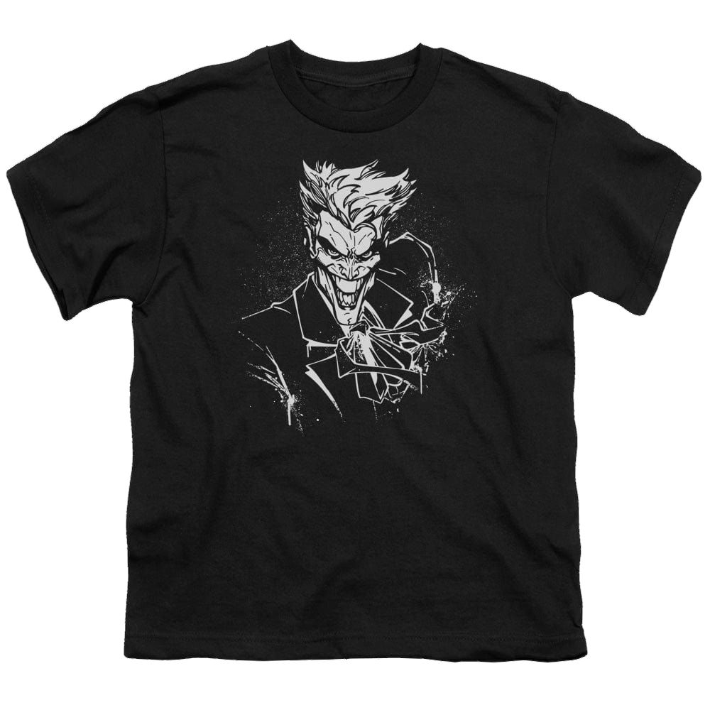 Joker, The Jokers Splatter Smile - Youth T-Shirt Youth T-Shirt (Ages 8-12) Joker   