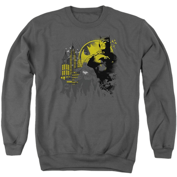 Batman The Dark City - Men's Crewneck Sweatshirt Men's Crewneck Sweatshirt Batman   