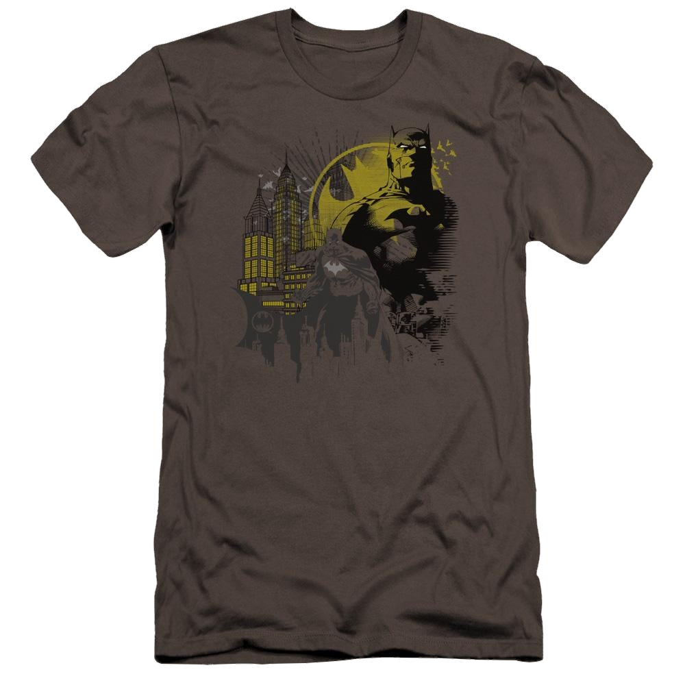 Batman The Dark City - Men's Premium Slim Fit T-Shirt Men's Premium Slim Fit T-Shirt Batman   