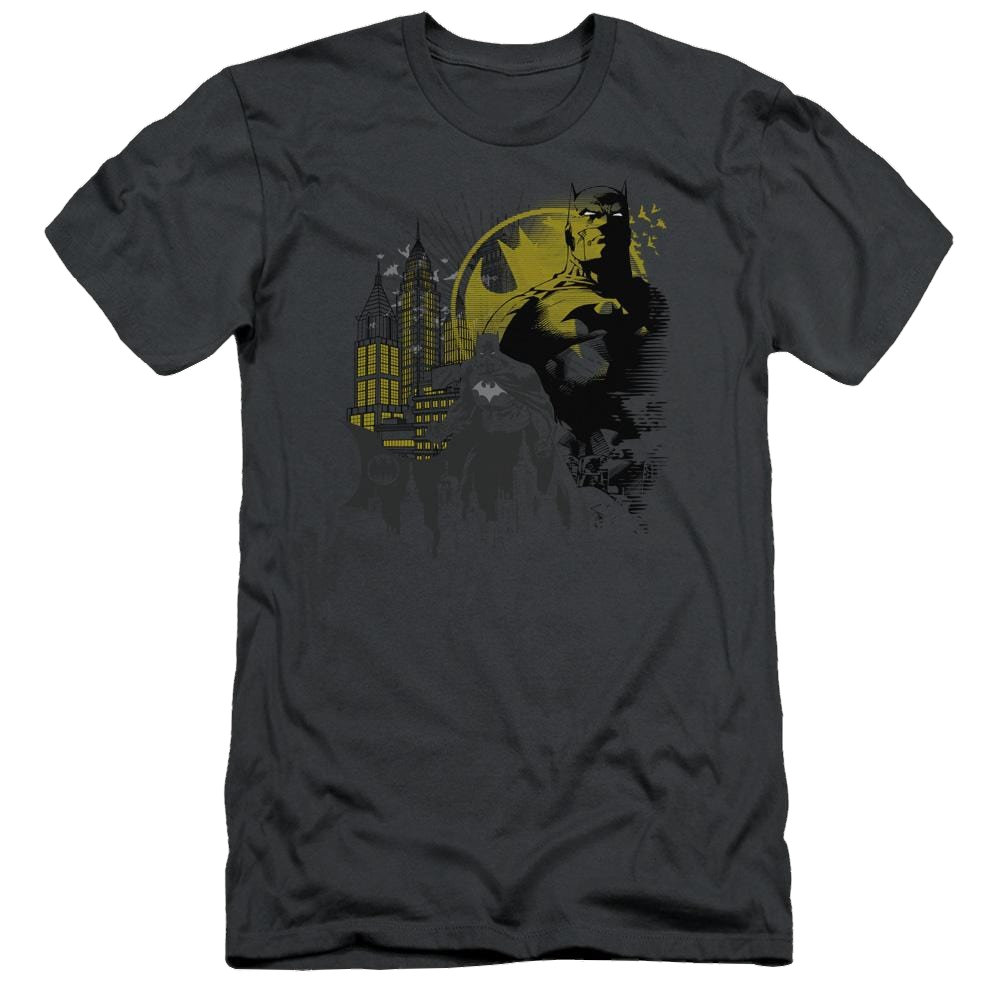 Batman The Dark City - Men's Slim Fit T-Shirt Men's Slim Fit T-Shirt Batman   