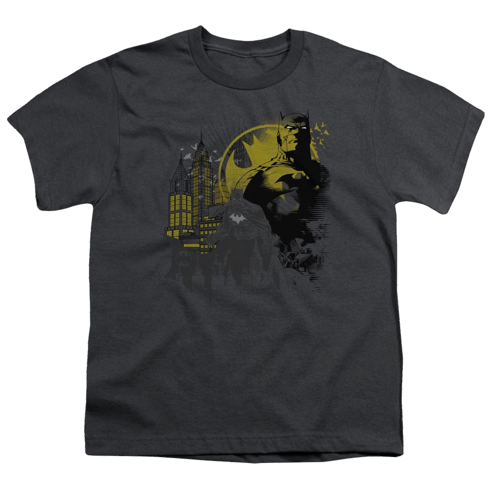 DC Batman The Dark City - Youth T-Shirt Youth T-Shirt (Ages 8-12) Batman   