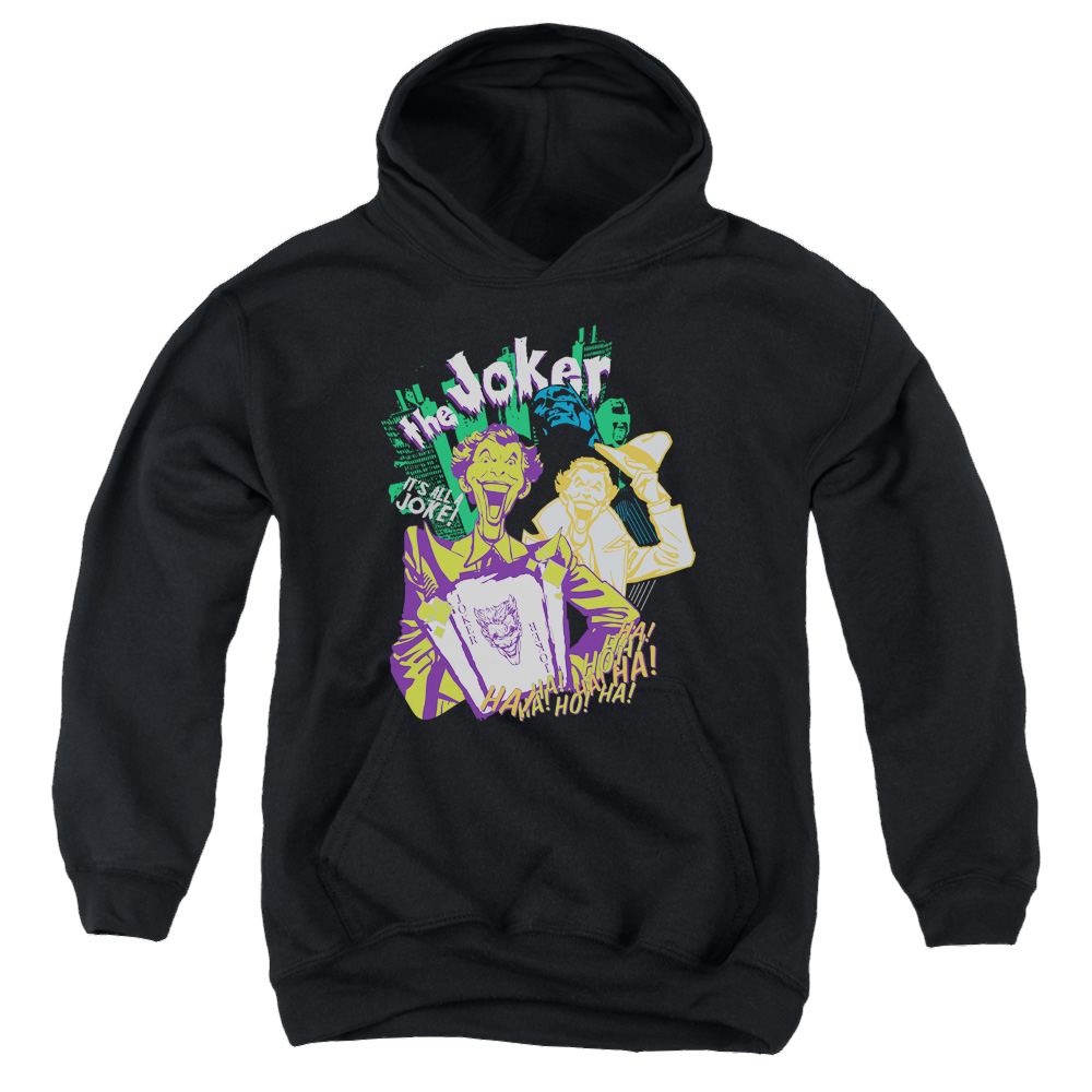 DC Batman Its All A Joke - Youth Hoodie Youth Hoodie (Ages 8-12) Batman   