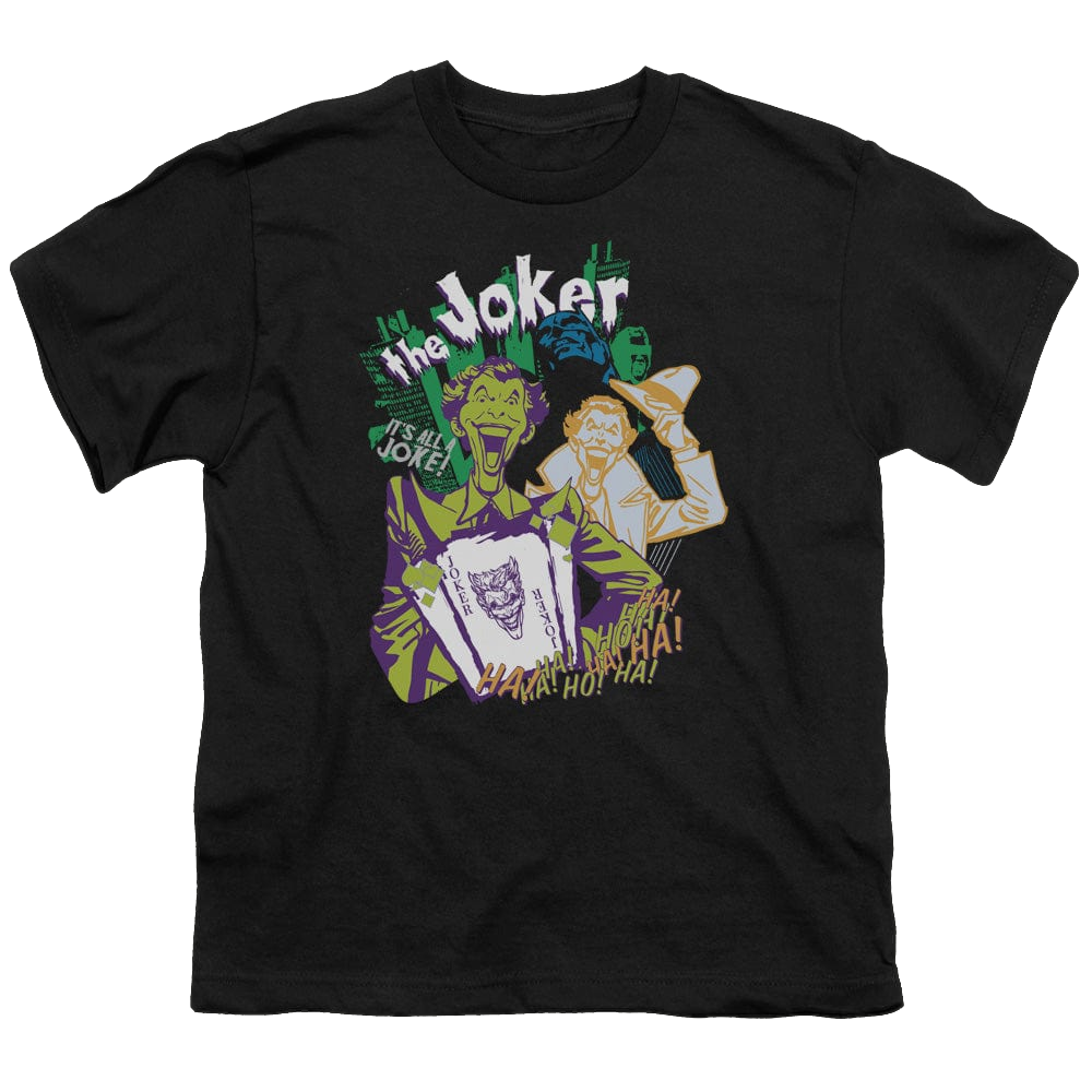 DC Batman Its All A Joke - Youth T-Shirt Youth T-Shirt (Ages 8-12) Batman   