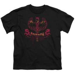DC Batman Heart Of Fire - Youth T-Shirt Youth T-Shirt (Ages 8-12) Batman   