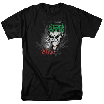 Batman Joker Sprays The City - Men's Regular Fit T-Shirt Men's Regular Fit T-Shirt Joker   
