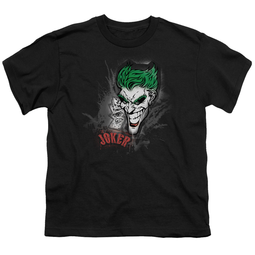 Joker, The Joker Sprays The City - Youth T-Shirt Youth T-Shirt (Ages 8-12) Joker   