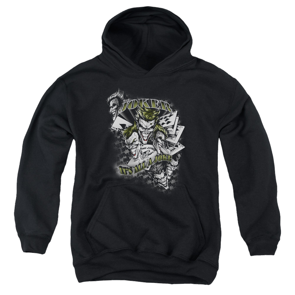 DC Batman Its All A Joke - Youth Hoodie Youth Hoodie (Ages 8-12) Batman   
