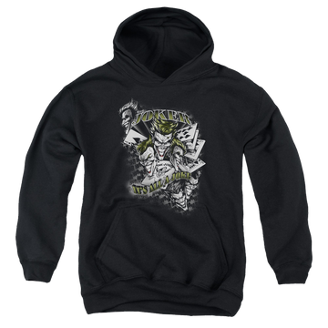 DC Batman Its All A Joke - Youth Hoodie Youth Hoodie (Ages 8-12) Batman   