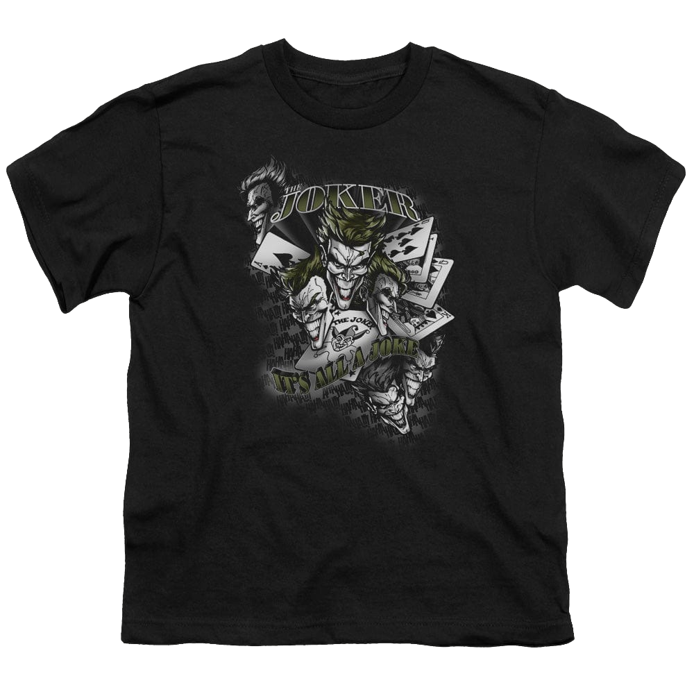 DC Batman Its All A Joke - Youth T-Shirt Youth T-Shirt (Ages 8-12) Batman   