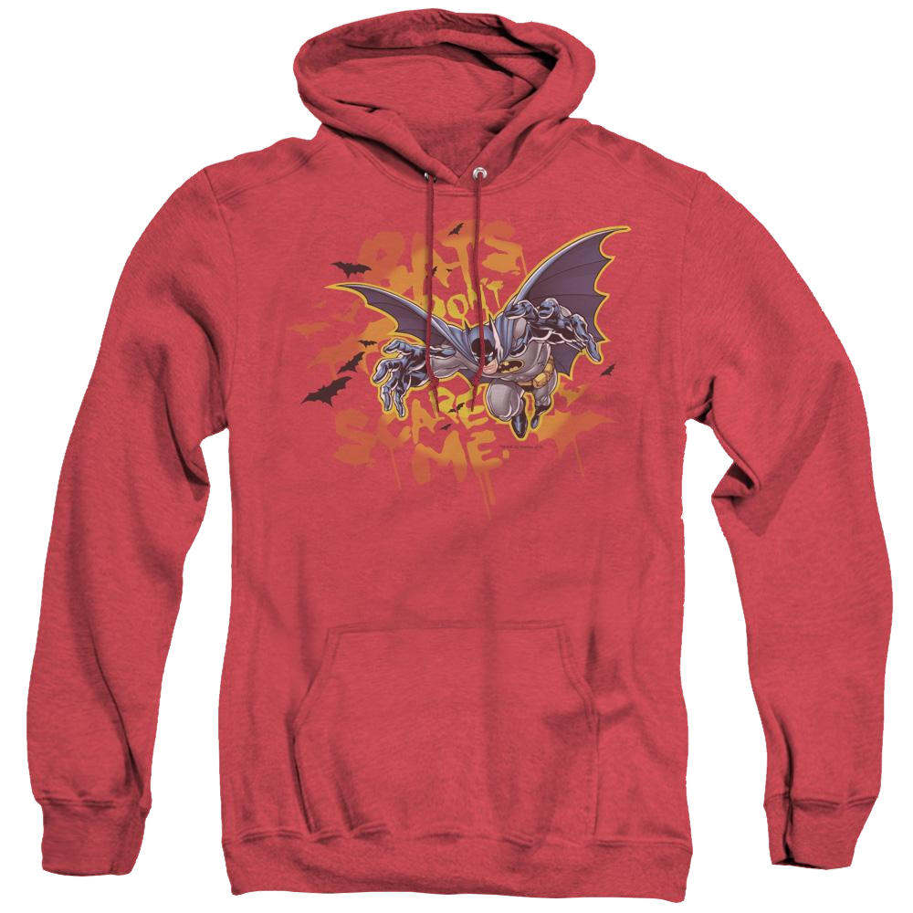 Dc Batman Bats Dont Scare Me - Heather Pullover Hoodie Heather Pullover Hoodie Batman   