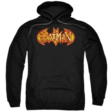 Batman Fiery Shield - Pullover Hoodie Pullover Hoodie Batman   