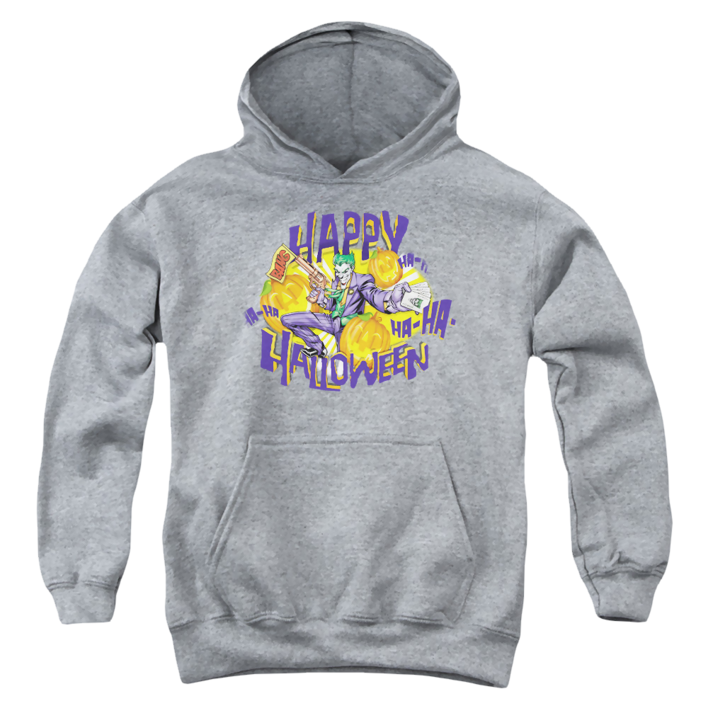 DC Batman Ha Ha Halloween - Youth Hoodie Youth Hoodie (Ages 8-12) Batman   