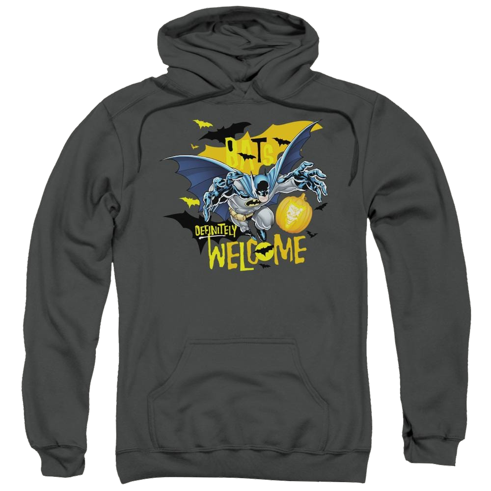 Batman Bats Welcome - Pullover Hoodie Pullover Hoodie Batman   