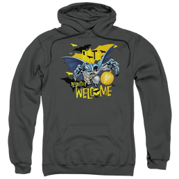 Batman Bats Welcome - Pullover Hoodie Pullover Hoodie Batman   