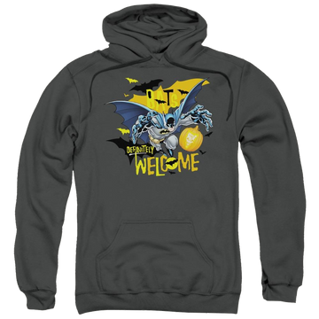 Batman Bats Welcome - Pullover Hoodie Pullover Hoodie Batman   
