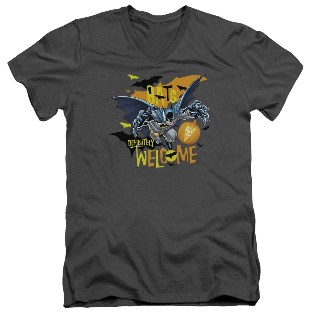 Batman Bats Welcome - Men's V-Neck T-Shirt Men's V-Neck T-Shirt Batman   