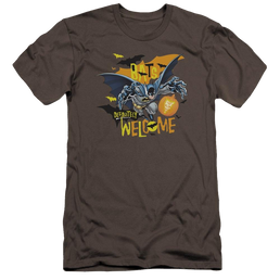 Batman Bats Welcome - Men's Premium Slim Fit T-Shirt Men's Premium Slim Fit T-Shirt Batman   