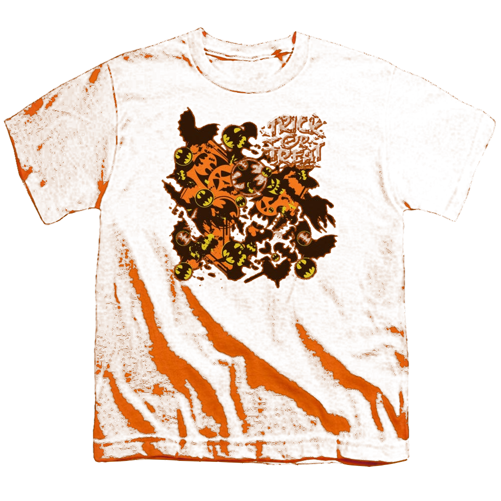 DC Batman Trick Or Treat Collage - Youth T-Shirt Youth T-Shirt (Ages 8-12) Batman   