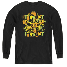 Dc Batman Halloween Knight Sounds - Youth Long Sleeve T-Shirt Youth Long Sleeve T-Shirt Batman   
