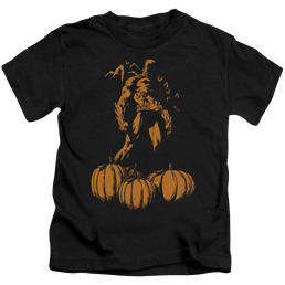DC Batman A Bat Among Pumpkins - Kid's T-Shirt Kid's T-Shirt (Ages 4-7) Batman   