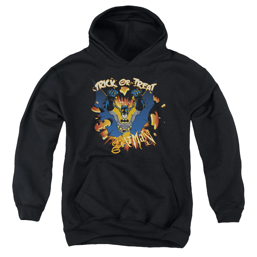 DC Batman Pumpkin Burst - Youth Hoodie Youth Hoodie (Ages 8-12) Batman   
