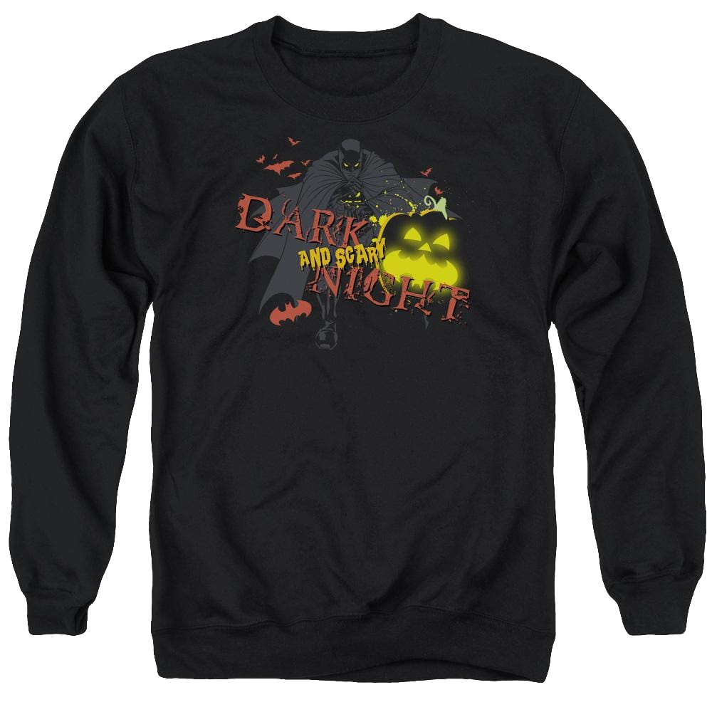 Batman Dark And Scary Night - Men's Crewneck Sweatshirt Men's Crewneck Sweatshirt Batman   