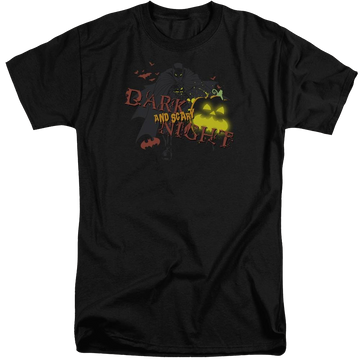 Batman Dark And Scary Night - Men's Tall Fit T-Shirt Men's Tall Fit T-Shirt Batman   