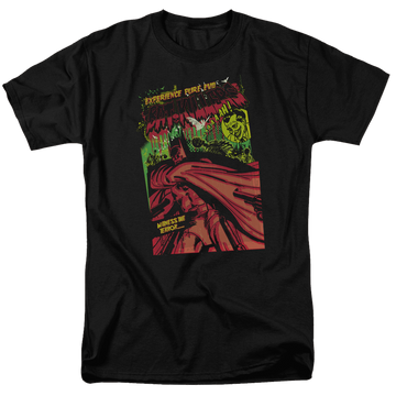 Black men's regular fit t-shirt with Batman Bat Killers graphic