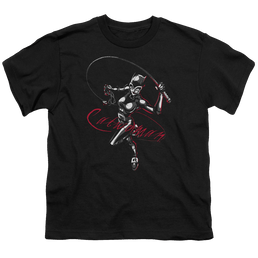 Catwoman Kitten With A Whip - Youth T-Shirt Youth T-Shirt (Ages 8-12) Catwoman   