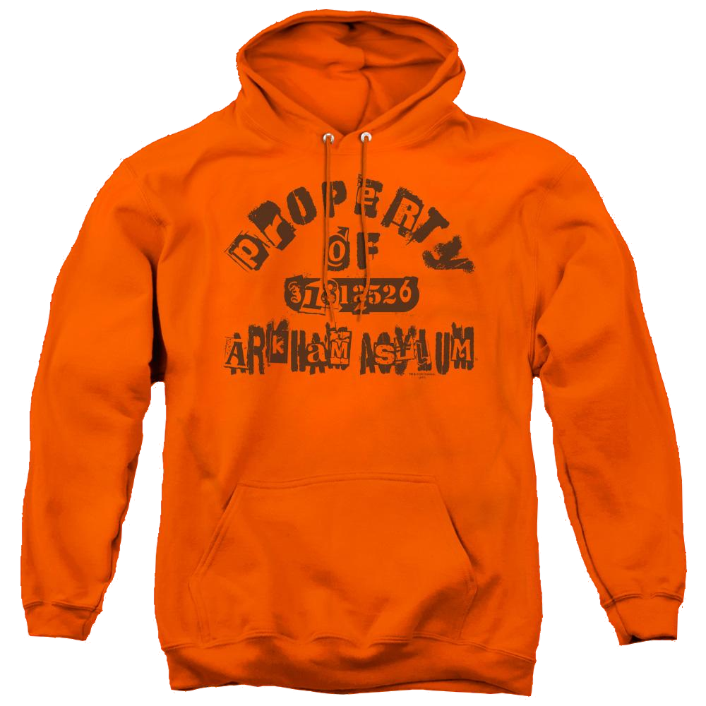 Dc Batman Property Of Arkham - Pullover Hoodie Pullover Hoodie Batman   