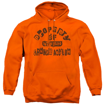 Dc Batman Property Of Arkham - Pullover Hoodie Pullover Hoodie Batman   