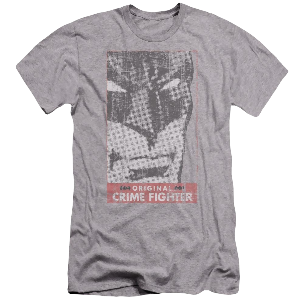 Batman Orginal Crime Fighter Premium Adult Slim Fit T-Shirt Men's Premium Slim Fit T-Shirt Batman   
