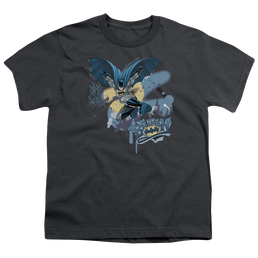 DC Batman Into The Night - Youth T-Shirt Youth T-Shirt (Ages 8-12) Batman   