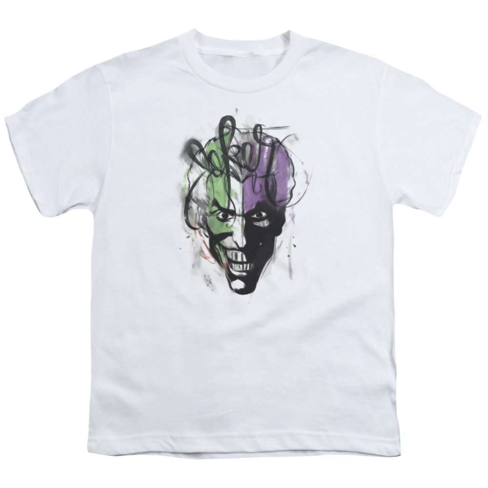 Joker, The Joker Airbrush - Youth T-Shirt Youth T-Shirt (Ages 8-12) Joker   