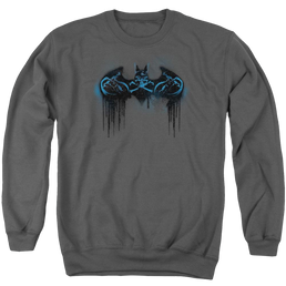 Batman Run Away - Men's Crewneck Sweatshirt Men's Crewneck Sweatshirt Batman   