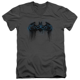 Batman Run Away - Men's V-Neck T-Shirt Men's V-Neck T-Shirt Batman   