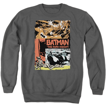 Batman Old Movie Poster - Men's Crewneck Sweatshirt Men's Crewneck Sweatshirt Batman   
