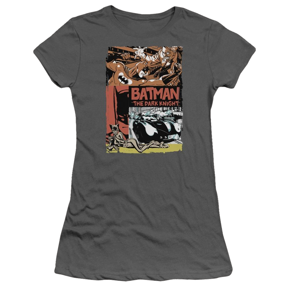 Batman Old Movie Poster - Juniors T-Shirt Juniors T-Shirt Batman   